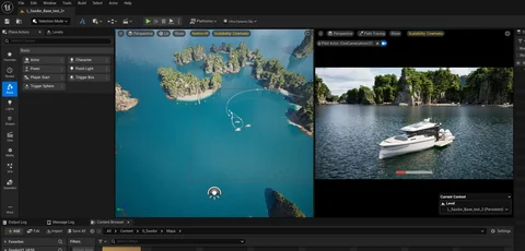 Scene development: Rocky tropical islands and marine scenery — view 12