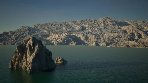Coastal islands, boats and changing light — view 6