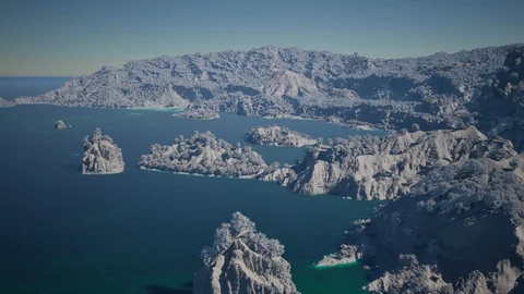 Coastal islands, boats and changing light — view 5