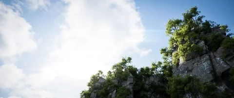 Tropical limestone islands and coastal vegetation — view 6