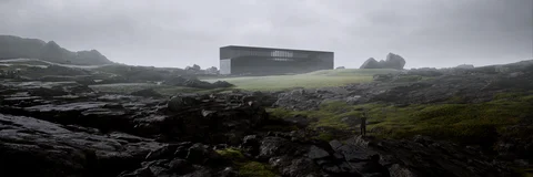 Modern architecture on a rugged Nordic island — view 2