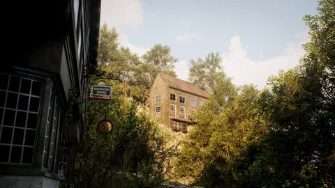 A woodland house in soft daylight — view 5