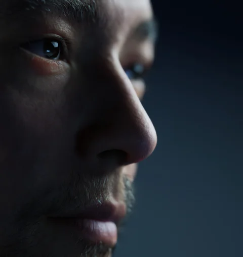 Lighting and detail studies of a male MetaHuman — view 4