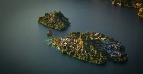 Warm coastal island environment inspired by Italy — view 4