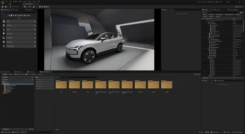 Vehicle cinematic camera and Sequencer setup