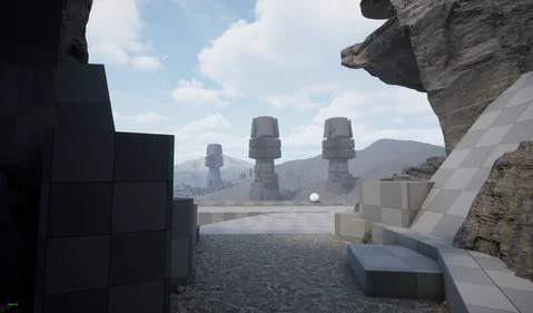 Greybox environment with cliffs and geometric structures